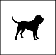 Load image into Gallery viewer, Bloodhound Dog Silhouette Vinyl Decal