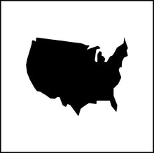 Load image into Gallery viewer, USA Country Outline Vinyl Decal