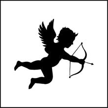 Load image into Gallery viewer, Cupid Shooting Bow And Arrow Vinyl Decal