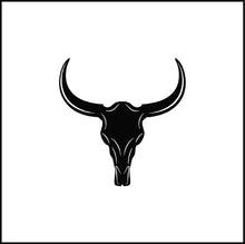 Load image into Gallery viewer, Bull/Cow Skull Vinyl Decal