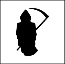 Load image into Gallery viewer, Grim Reaper Silhouette Vinyl Decal