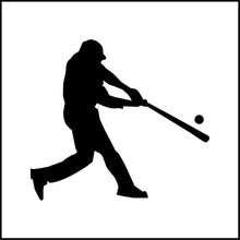 Load image into Gallery viewer, Baseball Player Batting Vinyl Decal
