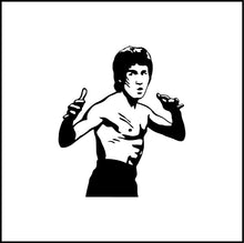 Load image into Gallery viewer, Bruce Lee Portrait Vinyl Decal