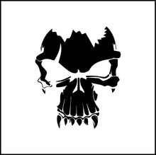 Load image into Gallery viewer, Skull Face #2 Vinyl Decal