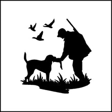 Load image into Gallery viewer, Hunter And His Dog Vinyl Decal