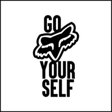 Load image into Gallery viewer, Go Fox Yourself Vinyl Decal