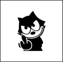Load image into Gallery viewer, Felix The Cat Flipping the Bird Vinyl Decal