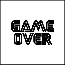 Load image into Gallery viewer, Retro Game Over Vinyl Decal