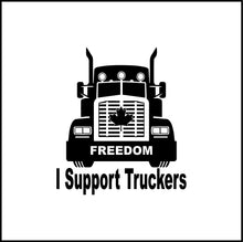 Load image into Gallery viewer, I Support Truckers Vinyl Decal