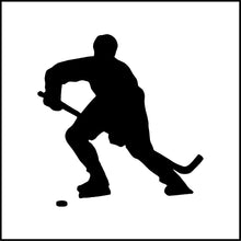 Load image into Gallery viewer, Hockey Player Skating Vinyl Decal