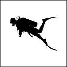 Load image into Gallery viewer, Scuba Diver Vinyl Decal