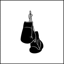 Load image into Gallery viewer, Hanging Boxing Gloves Vinyl Decal