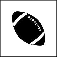 Load image into Gallery viewer, Football Vinyl Decal