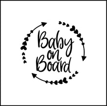 Load image into Gallery viewer, Baby On Board Vinyl Decal