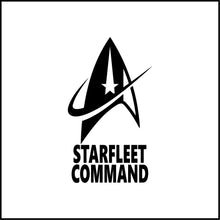 Load image into Gallery viewer, Starfleet Command Symbol Star Trek Vinyl Decal