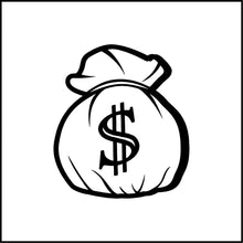 Load image into Gallery viewer, Money Bag #2 Vinyl Decal