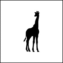 Load image into Gallery viewer, Giraffe Silhouette Vinyl Decal