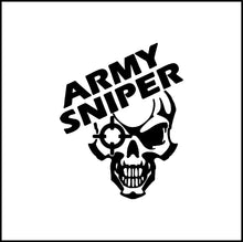 Load image into Gallery viewer, Skull Army Sniper Vinyl Decal