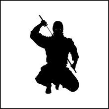 Load image into Gallery viewer, Ninja Kneeling Vinyl Decal