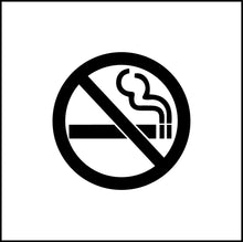 Load image into Gallery viewer, No Smoking/Vaping Symbol Vinyl Decal