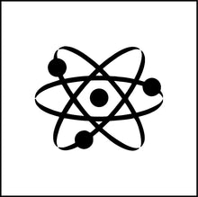 Load image into Gallery viewer, Chemistry Atom Symbol Vinyl Decal