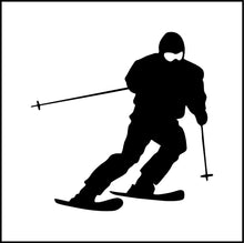 Load image into Gallery viewer, Down Hill Skier Vinyl Decal