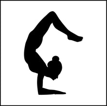 Load image into Gallery viewer, Woman Doing Yoga Vinyl Decal