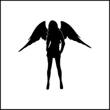 Load image into Gallery viewer, Angel Silhouette Vinyl Decal