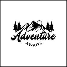 Load image into Gallery viewer, Adventure Awaits Vinyl Decal