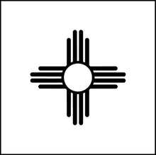 Load image into Gallery viewer, New Mexico Zia State Flag Symbol Vinyl Decal