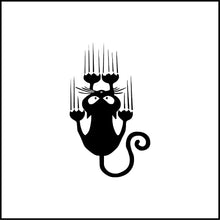 Load image into Gallery viewer, Cat Clawing Vinyl Decal