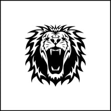 Load image into Gallery viewer, Lion Head Roaring Vinyl Decal