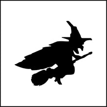 Load image into Gallery viewer, Witch Flying #4 Vinyl Decal