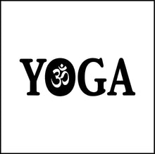 Load image into Gallery viewer, Yoga Word Aum Om Ohm Vinyl Decal
