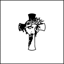 Load image into Gallery viewer, Jesus Christ And Cross Vinyl Decal