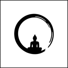 Load image into Gallery viewer, Buddha In A Circle Vinyl Decal