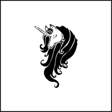 Load image into Gallery viewer, Unicorn Head Vinyl Decal