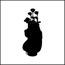 Load image into Gallery viewer, Golf Bag Golf Clubs Vinyl Decal