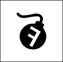 Load image into Gallery viewer, F Bomb Vinyl Decal