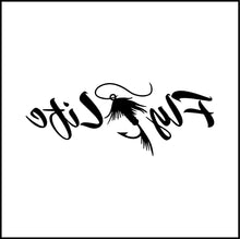 Load image into Gallery viewer, Fly Life Fishing Vinyl Decal