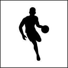 Load image into Gallery viewer, Guy Basketball Player Dribbling Ball Vinyl Decal