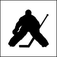 Load image into Gallery viewer, Hockey Goalie Vinyl Decal