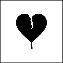 Load image into Gallery viewer, Torn Bleeding Heart Vinyl Decal