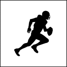 Load image into Gallery viewer, Football Player Running Vinyl Decal
