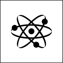 Load image into Gallery viewer, Chemistry Atom Symbol Vinyl Decal