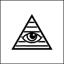 Load image into Gallery viewer, All Seeing Eye Eye Of Providence Symbol Vinyl Decal