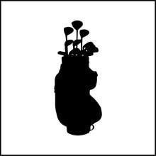 Load image into Gallery viewer, Golf Bag Golf Clubs Vinyl Decal