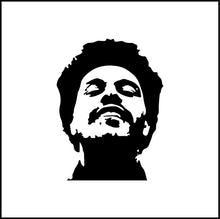 Load image into Gallery viewer, The Weeknd Face Vinyl Decal