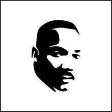 Load image into Gallery viewer, Martin Luther King Jr Portrait Vinyl Decal