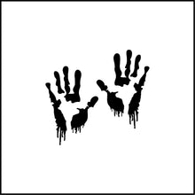 Load image into Gallery viewer, Bloody Hand Prints Vinyl Decal